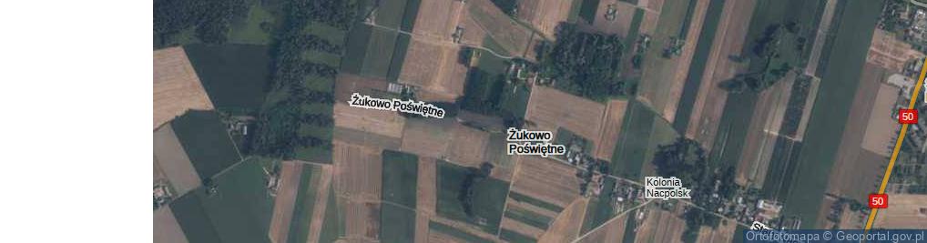 Zdjęcie satelitarne Żukowo Poświętne ul.